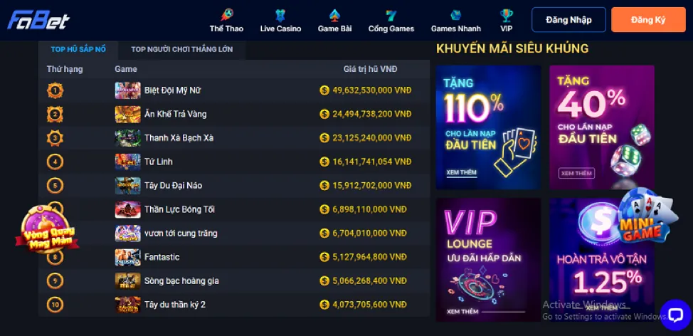 Tổng quan về game bắn cá Fabet